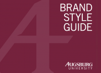 Augsburg Brand Style Guide