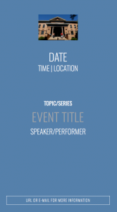 Sample Event Screen